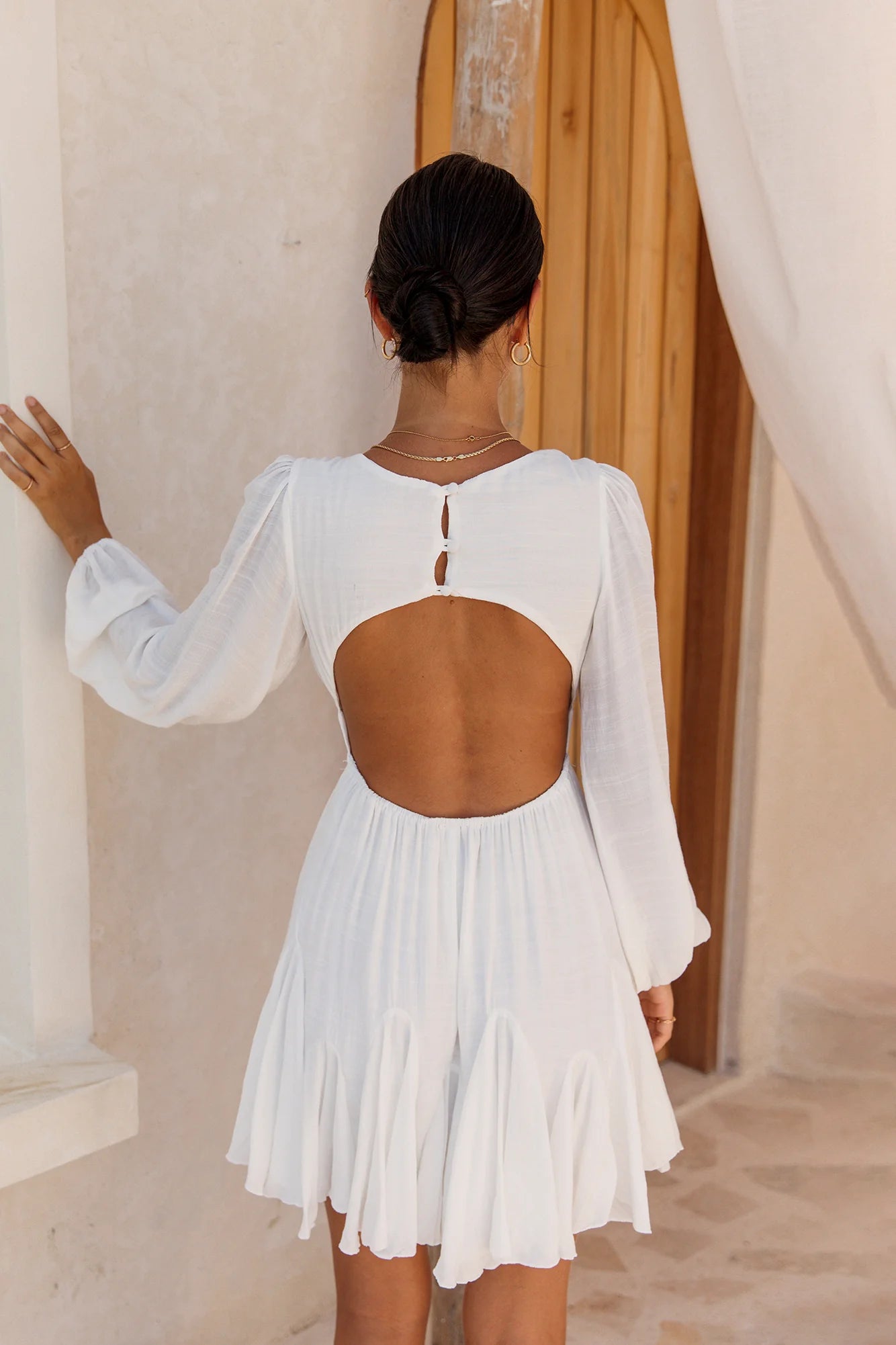 Going Solar Dress White