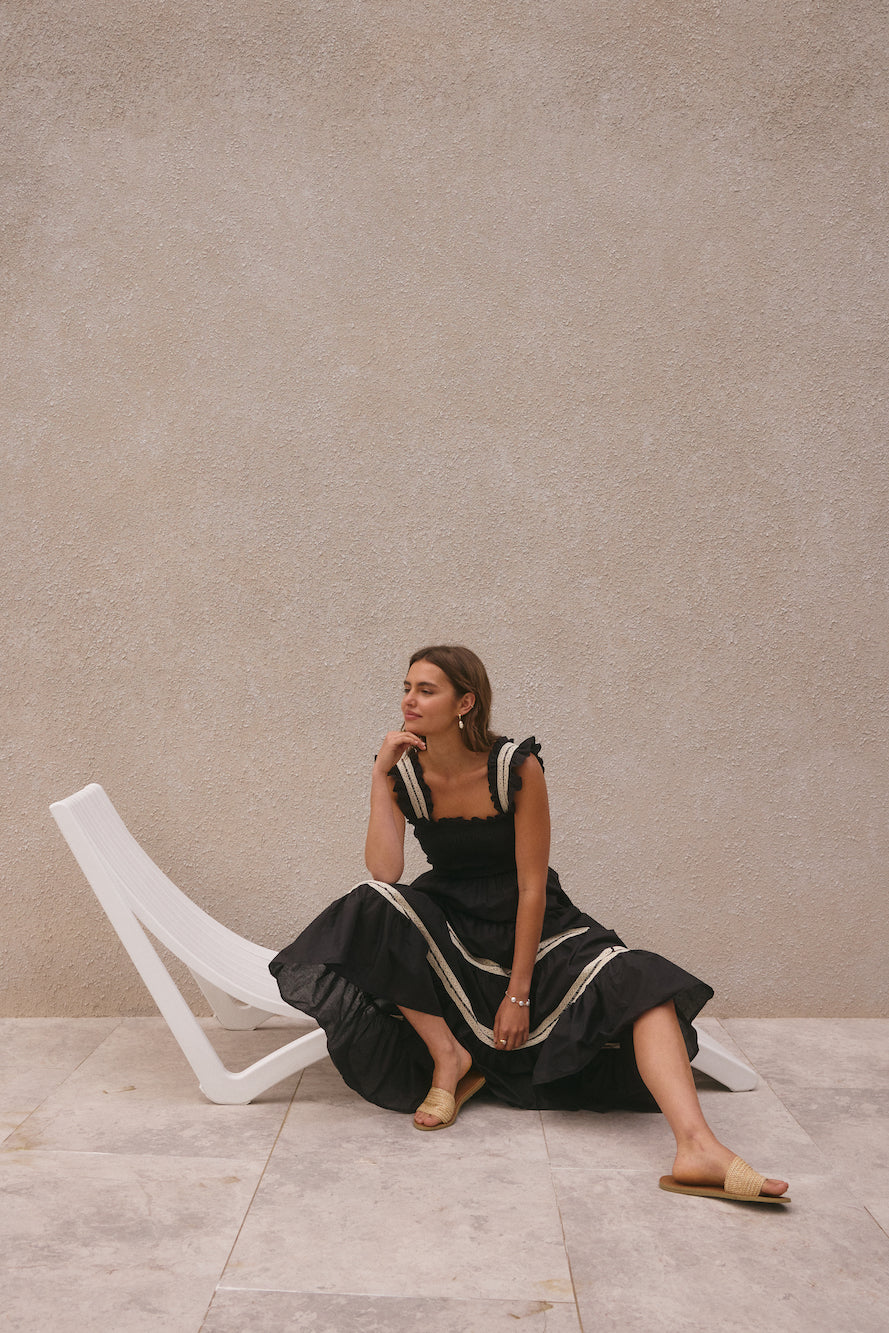 Monica Maxi Dress Black