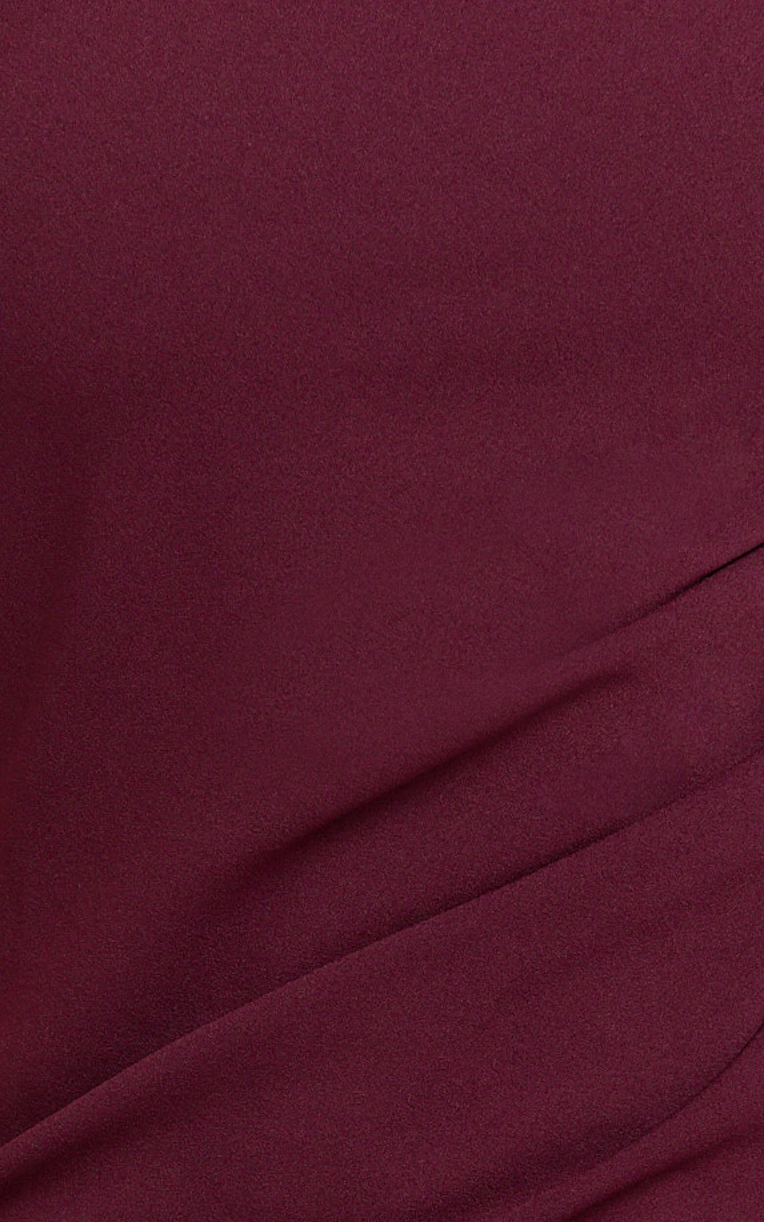 Genie Maxi Dress - Off The Shoulder Dress in Wine