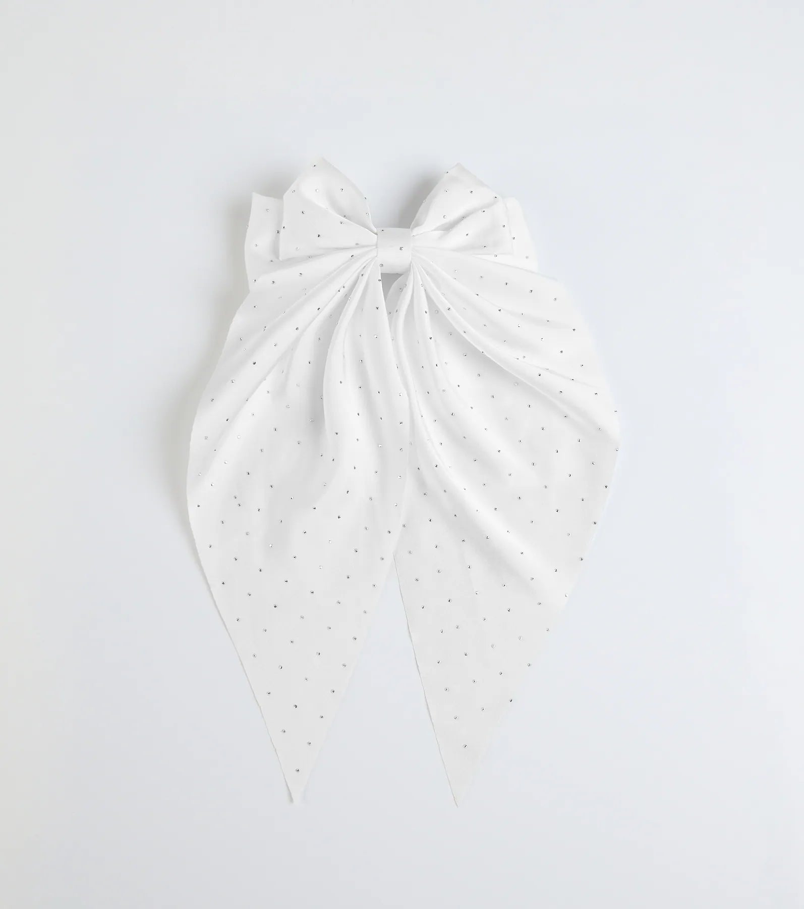 Glitzy Chic Large Rhinestone Bow